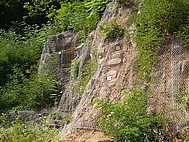 Obrázok protieróznej ochrany skalnej steny