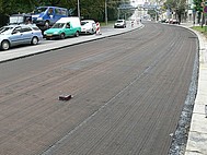 Obrázok vystuženie asfaltových vrstiev pre redukciu trhlín
