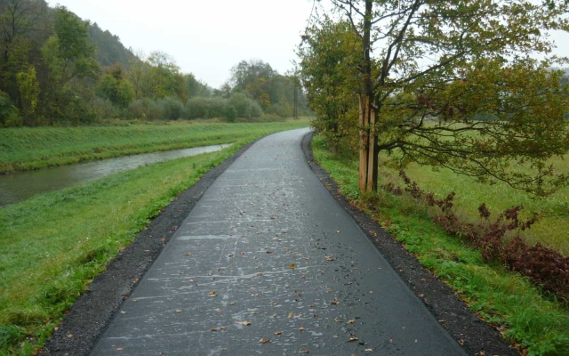 Stabilizácia pod cyklotrasou Strecha Európy