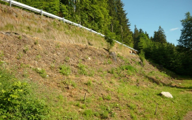 Sanácia zosuvu svahu cesty II/357 pri Strachujove