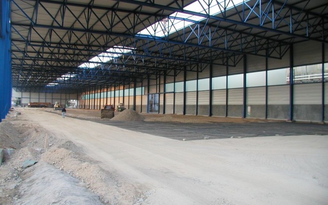 Založenie podláh priemyselnej haly v Jihlave