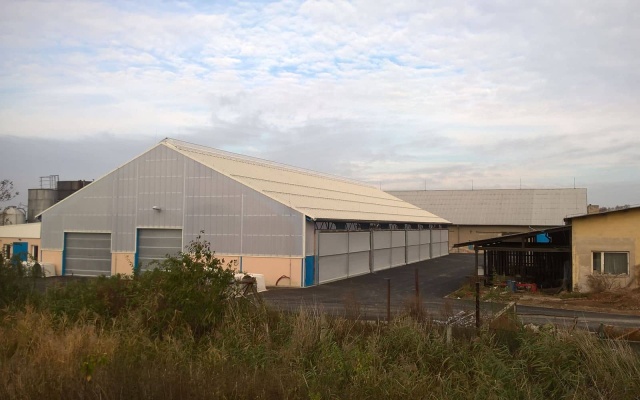 Zosilnenie podložia pod komunikáciou v poľnohospodárskom areáli