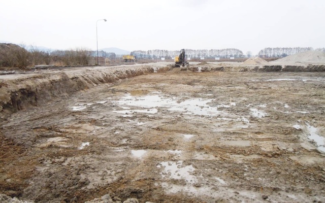 Odvodnenie základovej dosky bioplynovej stanice v Bošanech