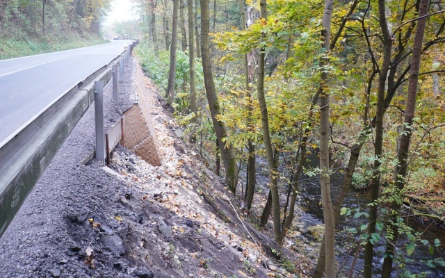 Sanácia zosuvu svahu na ceste II/169 v Sušici