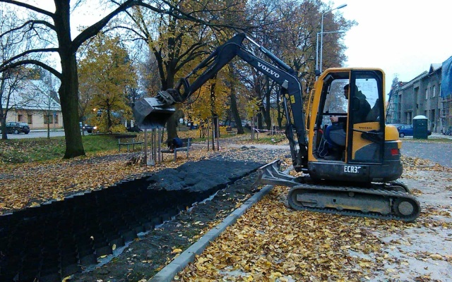 Stabilizácia štrkovej cestičky v centre Šternberka