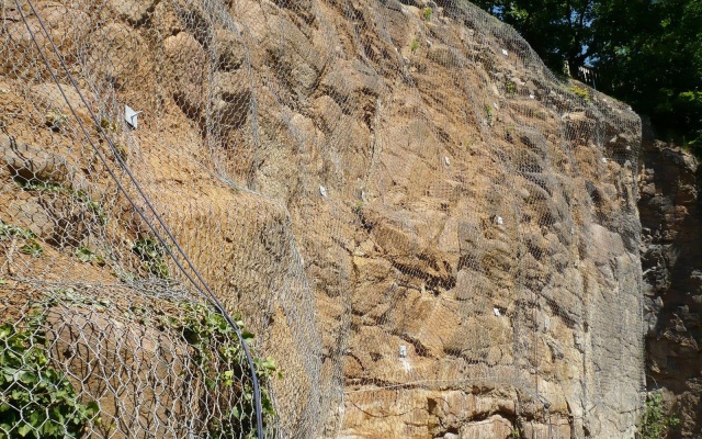 Protierózna ochrana skalného masívu v Teplicích