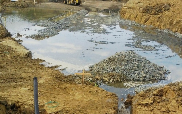 Mostné opory z vystuženej zeminy na diaľnici D1 pri Levoči