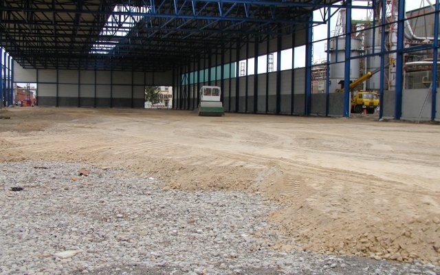 Založenie podláh priemyselnej haly v Jihlave