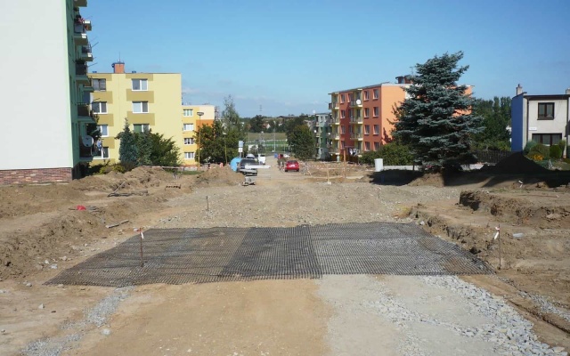 Stabilizácia zemné pláně pri revitalizácii v Starom Meste