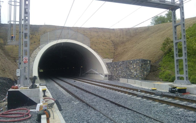 Zaistenie portálu tunela v Mostech pri Jablunkove