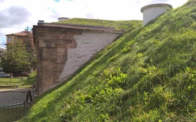 Spevnené vystužené svahy Písecké brány v Prahe