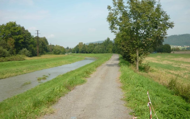 Stabilizácia pod cyklotrasou Strecha Európy