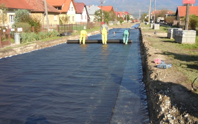 Odvedenie spodnej vody pod miestnou komunikáciou v Turčianskej Štiavničke