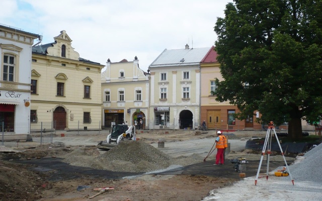 Stabilizácia podkladových plôch námestí v Uničove