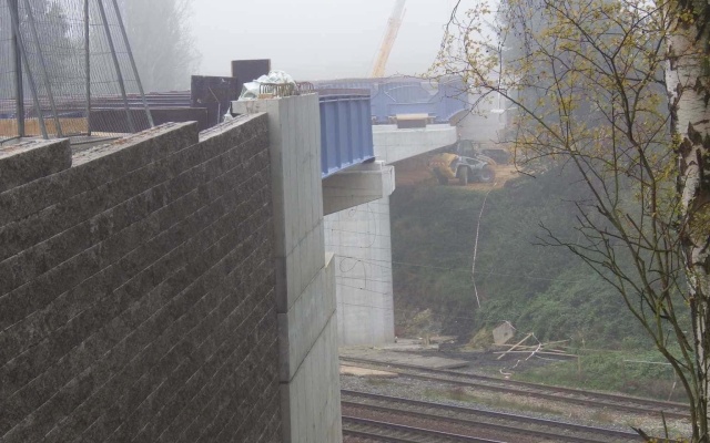 Mostné krídla z vyztuženej zeminy na obchvate Chebu