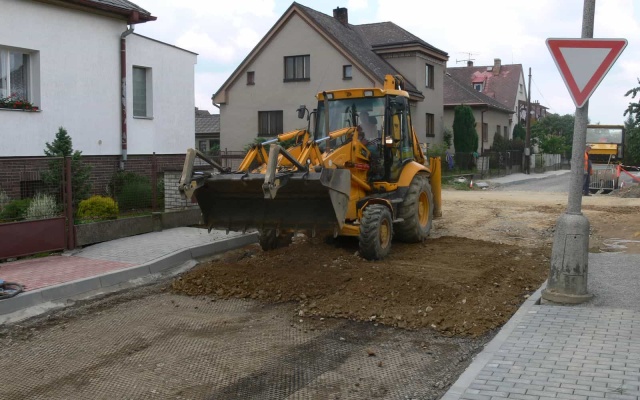 Stabilizácia podkladových vrstiev miestnej komunikácie v Přibyslavi