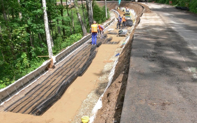 Sanácia nestabilného svahu na ceste I/19 v Přibyslavi