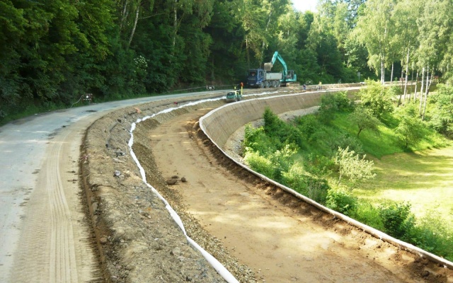 Sanácia nestabilného svahu na ceste I/19 v Přibyslavi