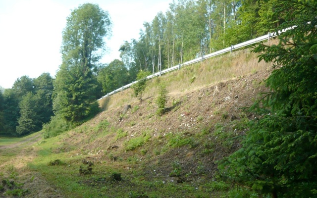 Sanácia zosuvu svahu cesty II/357 pri Strachujove