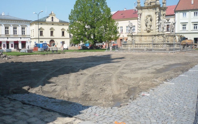 Stabilizácia podkladových plôch námestí v Uničove