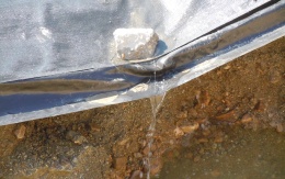 Odvodnenie základovej dosky bioplynovej stanice v Bošanech