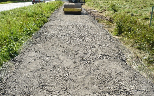 Založenie cyklotrasy na rašelinisku v Prášiloch na Šumave