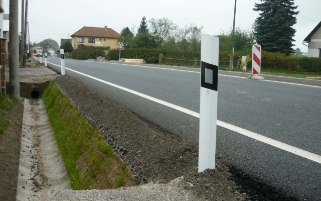 Rekonštrukcia a spevnenie krajnice v Nové Vsi pri Světlé nad Sázavou