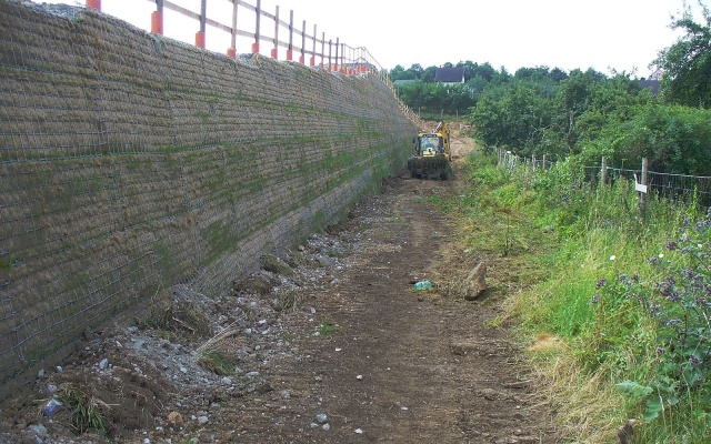 Oporná konštrukcia pre založenie obchodného domu v Boskoviciach