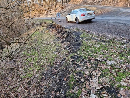 Sanácia zosuvu svahu pri obci Mírová pod Kozákovem