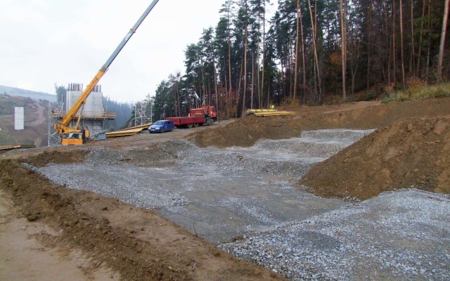 Mostné opory na D1 pri Spišskom Hrhove