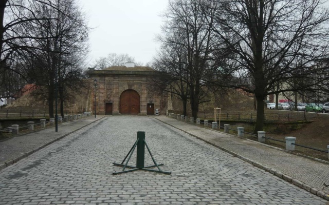 Spevnené vystužené svahy Písecké brány v Prahe