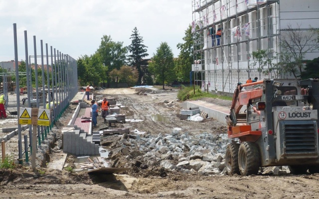 Stabilizácia zemné pláně volejbalového ihriska v Kyjove