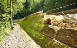 Sanácia nestabilného svahu na ceste I/19 v Přibyslavi