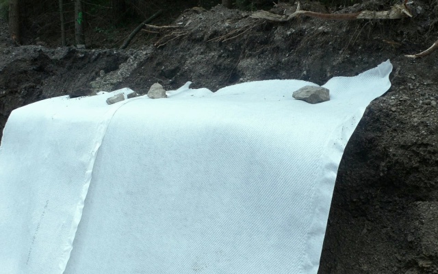 Odvodnenie zosuvu svahu Hrabušiciach