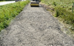 Založenie cyklotrasy na rašelinisku v Prášiloch na Šumave