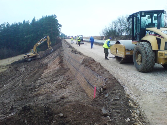 Sanácia zosuvu svahu na ceste I/23 vo Vladislavi