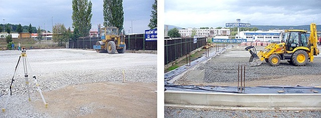 Alternatívne založenie haly predajne elektrospotrebičov v Ústí nad Labem