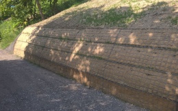 Chrlice, sanácia zosuvu