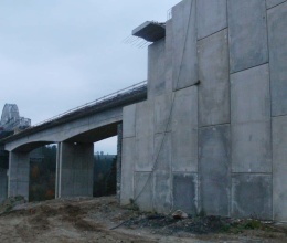 Mostné opory na D1 pri Spišskom Hrhove