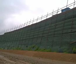 Oporný múr Lubeň, D1 Přerov – Lipník nad Bečvou