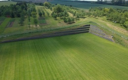 Sanácia zárubného múru na futbalovom ihrisku v Dolnom Němčí