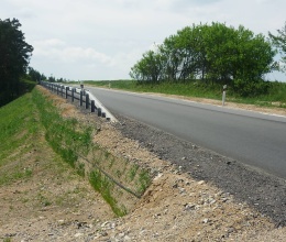 Sanácia zosuvu svahu na ceste I/23 vo Vladislavi