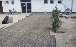 Stabilizácia podložia pred stanicou Záriečie v Žiline