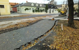 Stabilizácia štrkovej cestičky v centre Šternberka